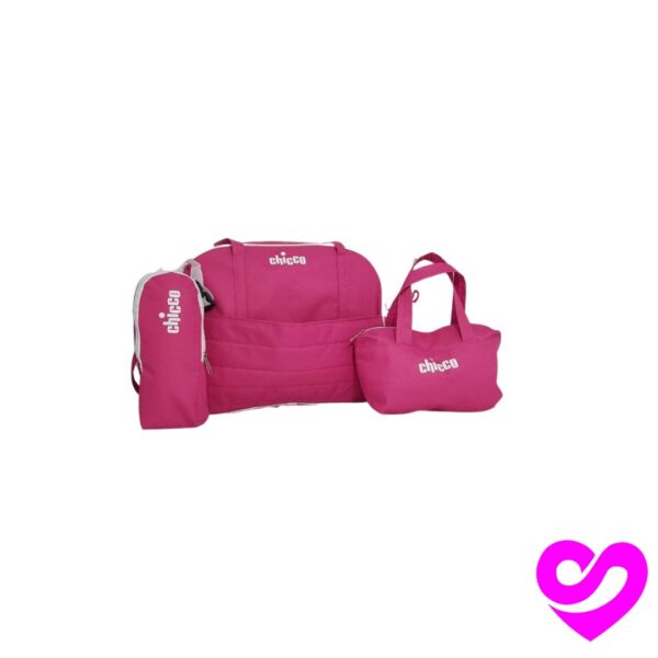 Sac maman chicco rose trousse dobjet cache biberon thermastat jpg