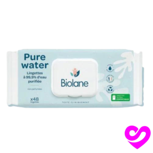 biolane lingettes pure water pcs png