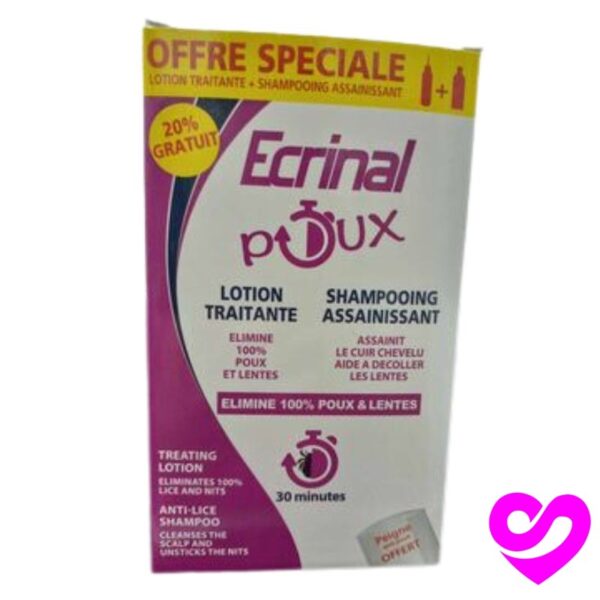 ecrinal pack anti poux lotion shampoing peigne offert jpg