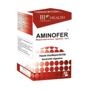 Biohealth aminofer 30 géllules