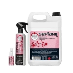 Désodorisant d'atmosphère puissant sans gaz - fleur de chine 30 ML, 500 ML, 5 L