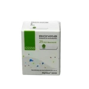 Lot de 25 bandelettes glycémie